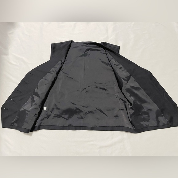 Black Wool Suit Vest - Picture 5 of 7